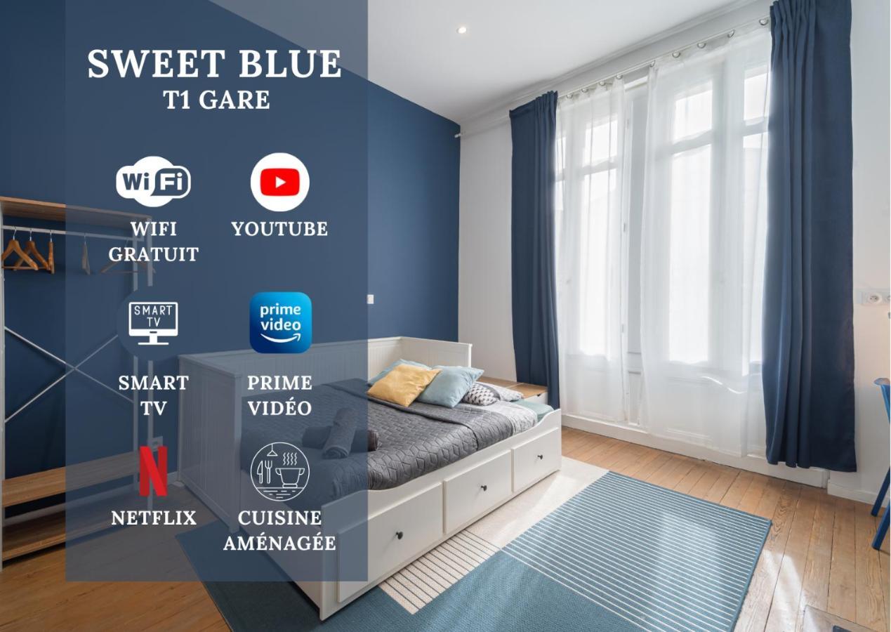 Sweet Blue T1 Gare Libourne Daire Dış mekan fotoğraf